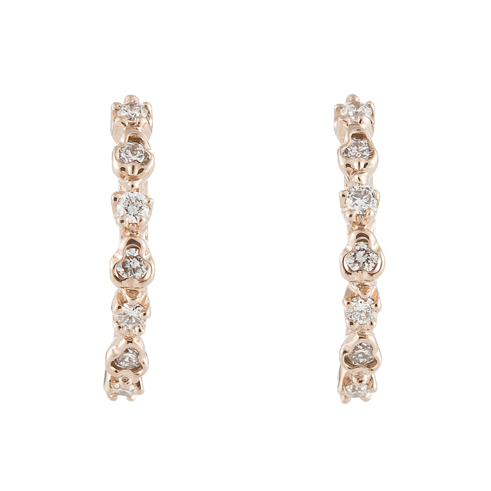 “reticella”<br>ダイヤモンドピアス<br>Diamond Earrings<br>（1102A） abheri-jpstore