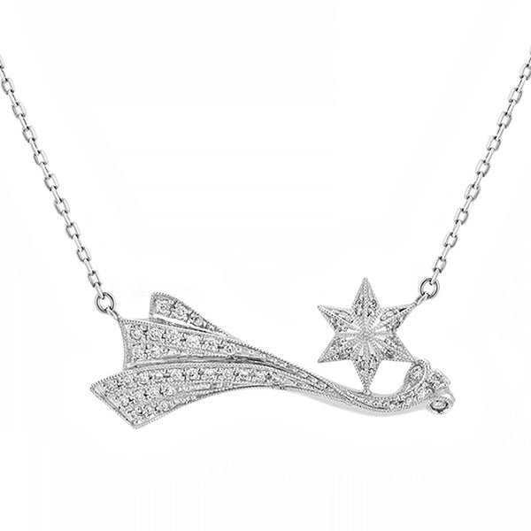 mon rêve” Diamond Necklace ダイヤモンドネックレス （1378A 