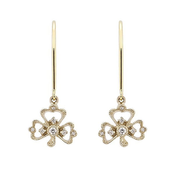 Trois Feuilles” Diamond Earrings ダイヤモンドピアス （1047A
