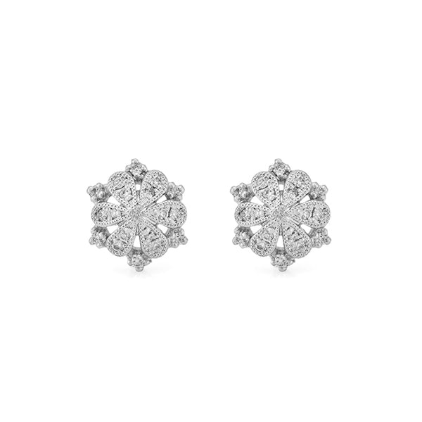 geometry” Diamond Earrings ダイヤモンドピアス （1407A） – AbHeri