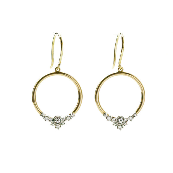 ユキち様　　ガブリエラアルティガス　k14ダイヤモンドピアス　アパルトモン Fog” Diamond Earrings ダイヤモンドピアス （993A_AP