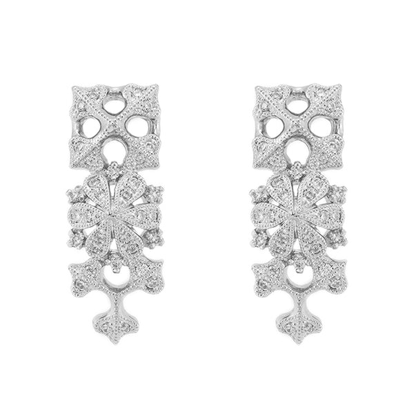geometry” Diamond Earrings ダイヤモンドピアス （1406A） – AbHeri