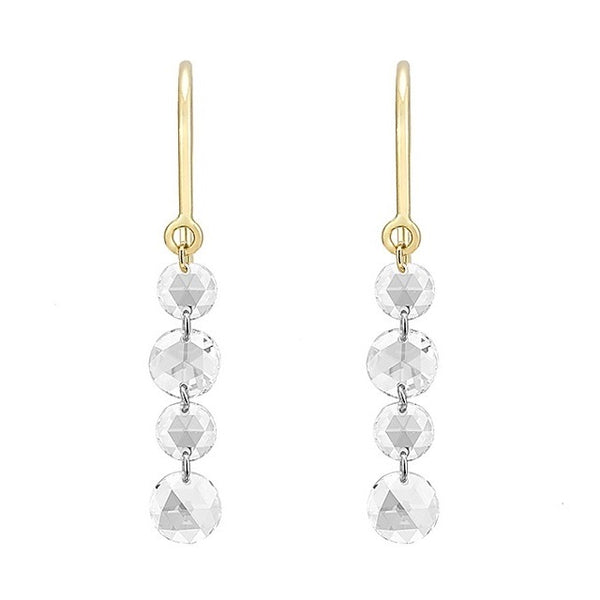 dew” Diamond Earrings ダイヤモンドピアス （1306B） – AbHeri 
