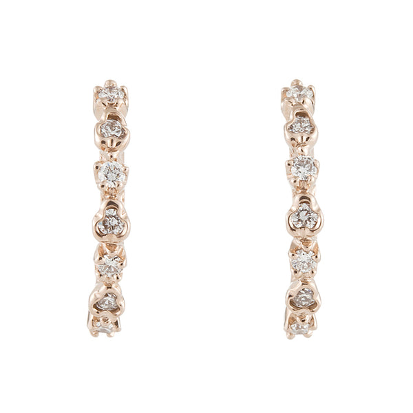 reticella” Diamond Earrings ダイヤモンドピアス （1102A） – AbHeri