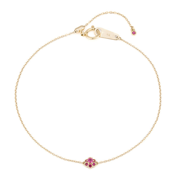 “fleurs”Ruby Braceletルビーブレスレット（1334B）