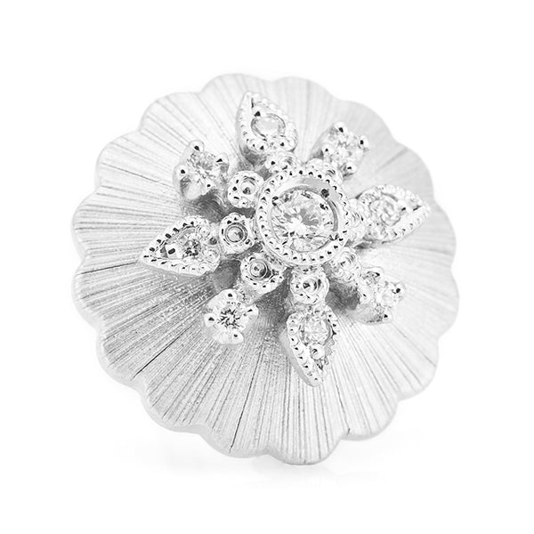 silk” Diamond Earrings ダイヤモンドピアス （1246A） – AbHeri
