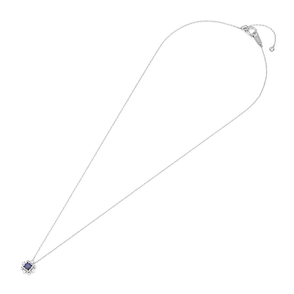 Blue Sapphire Necklace ブルーサファイアネックレス （1197C