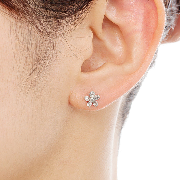 162A Diamond pierced-earrings – AbHeri オンラインショップ