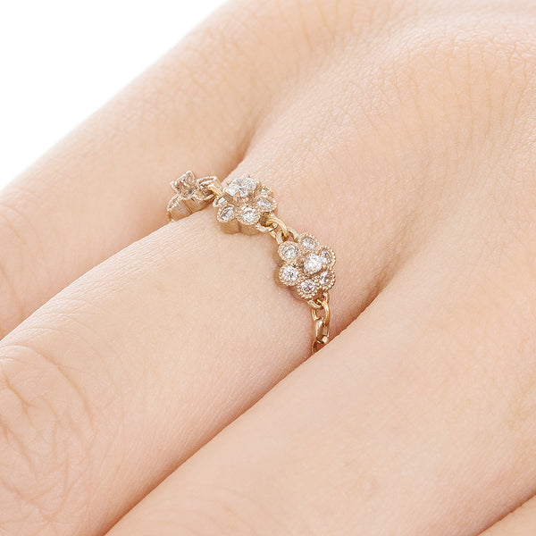 1331A “fleurs” Diamond chain-ring – AbHeri オンラインショップ