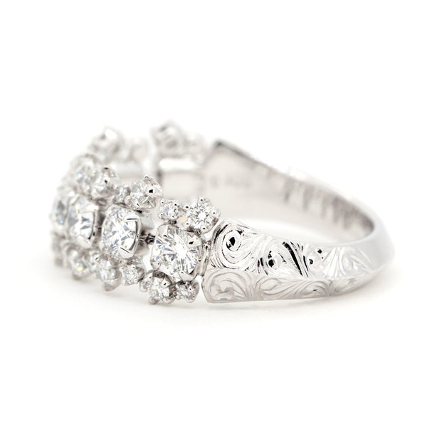 Half Eternity Diamond Ring ダイヤモンドリング （494A） – AbHeri