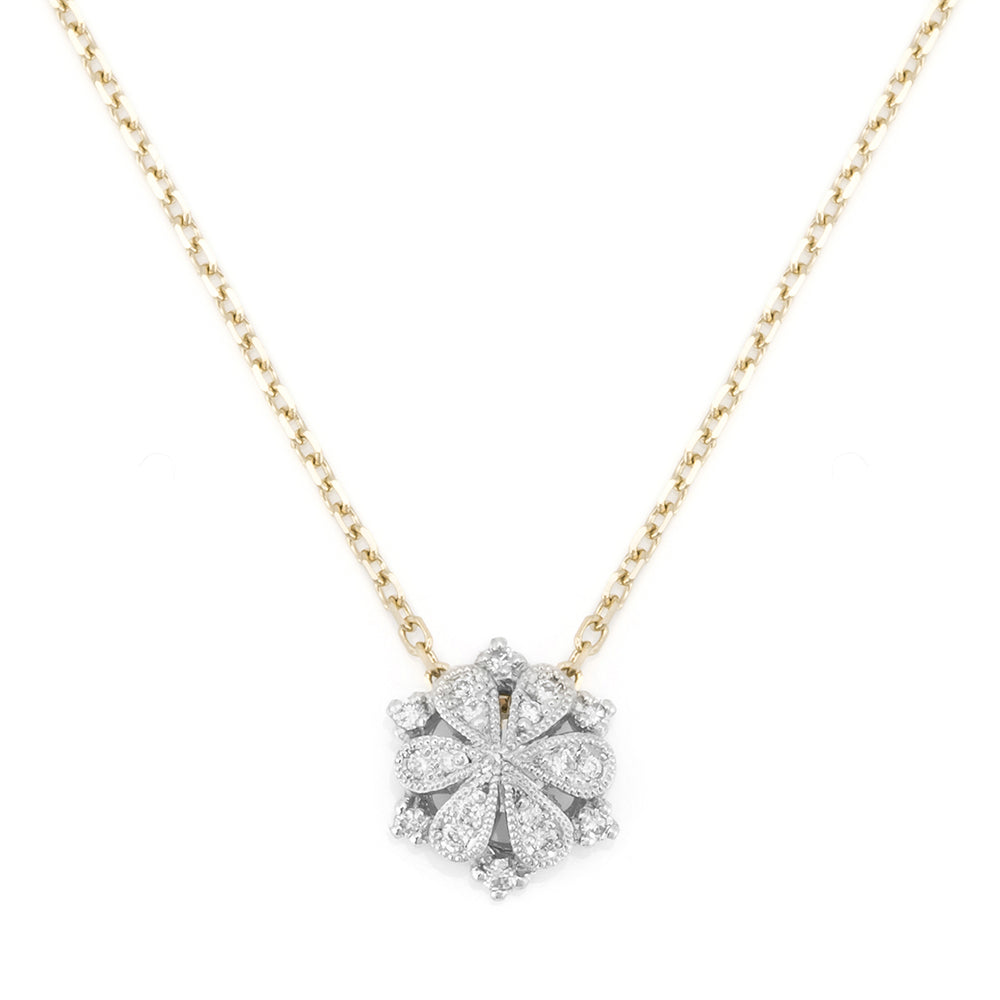 “geometry”<br> Diamond Necklace<br>ダイヤモンドネックレス<br>（1404A） abheri-jpstore