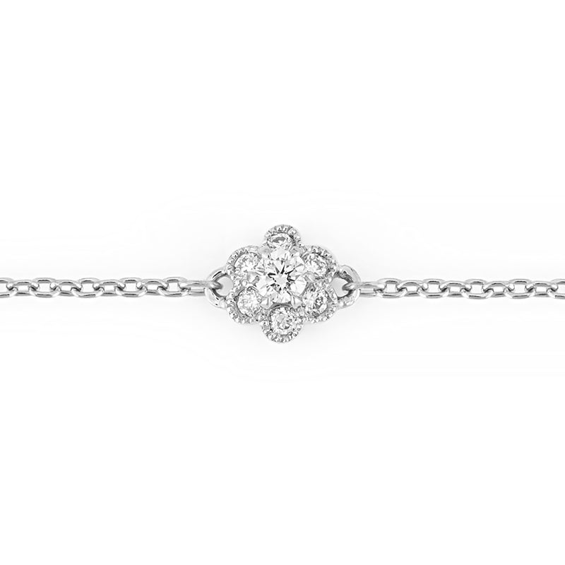 “fleurs”<br>Diamond Bracelet<br>ダイヤモンドブレスレット<br>（1334A）