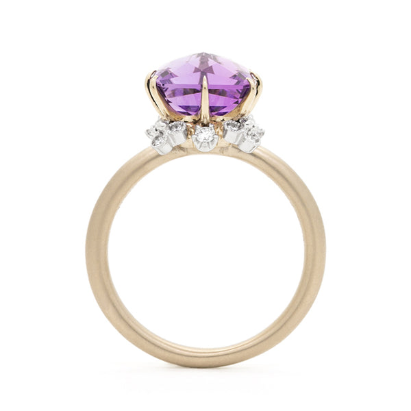 Amethyst Diamond Ringアメシストリング（1242S） – AbHeri オンライン ...