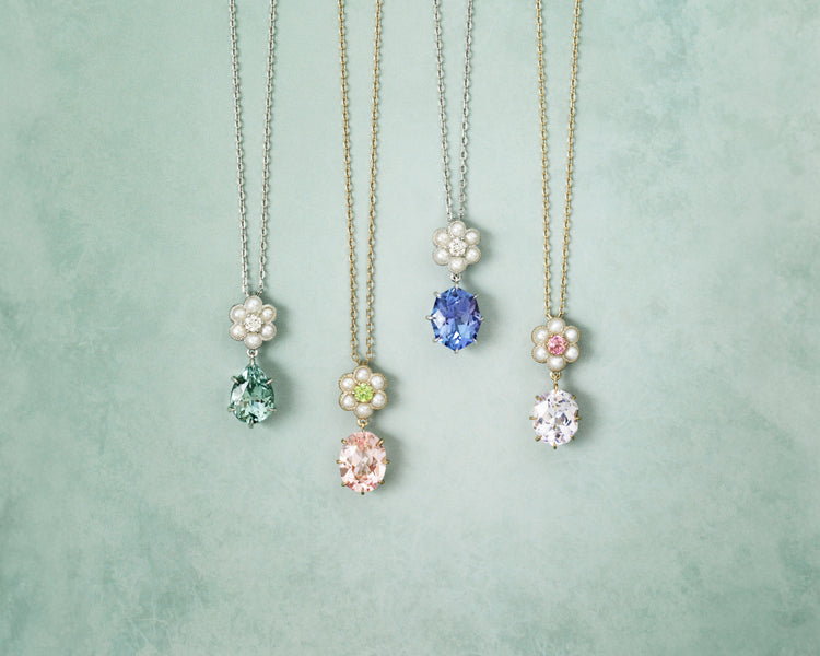 2025.06.16<br>Pearl × Color Stone Necklace<br>＜福岡店＞