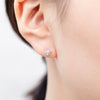 “Clair de lune”<br>Diamond Earrings<br>ダイヤモンドピアス<br>（1012A）