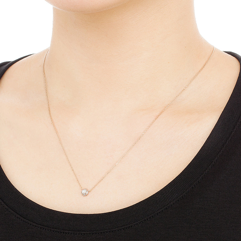 “calyx”<br>Diamond Necklace<br>ダイヤモンドネックレス<br>（986A）