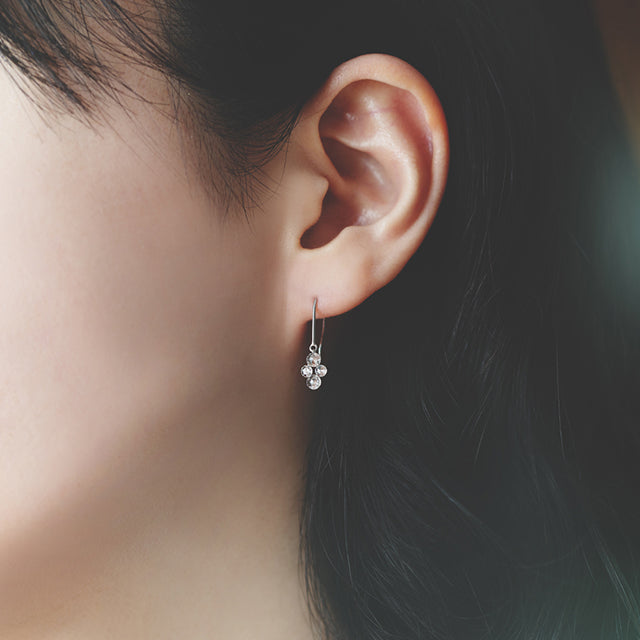 dew” Diamond Earrings ダイヤモンドピアス（1306E） – AbHeri 公式 
