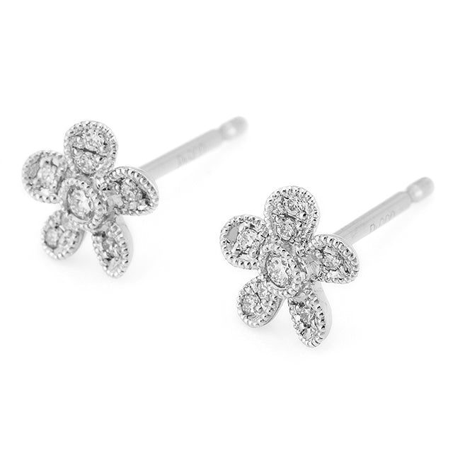 162A Diamond pierced-earrings – AbHeri オンラインショップ