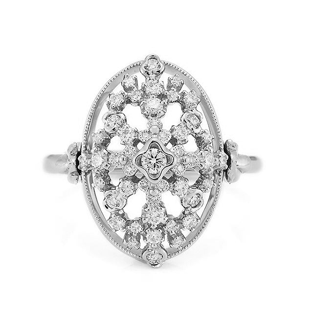 “fleurs”<br>Diamond Ring<br>ダイヤモンドリング<br>（1324A）