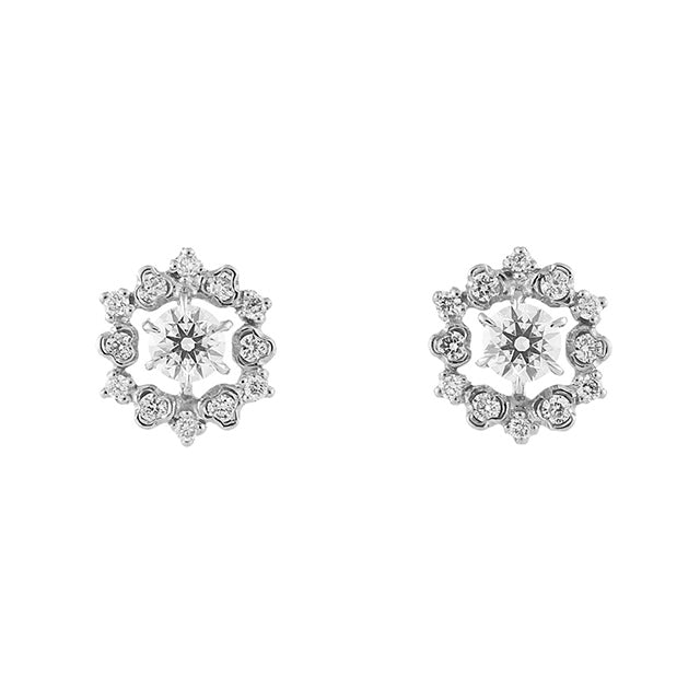 “reticella”<br>Diamond Earrings<br>ダイヤモンドピアス<br>（1105A）