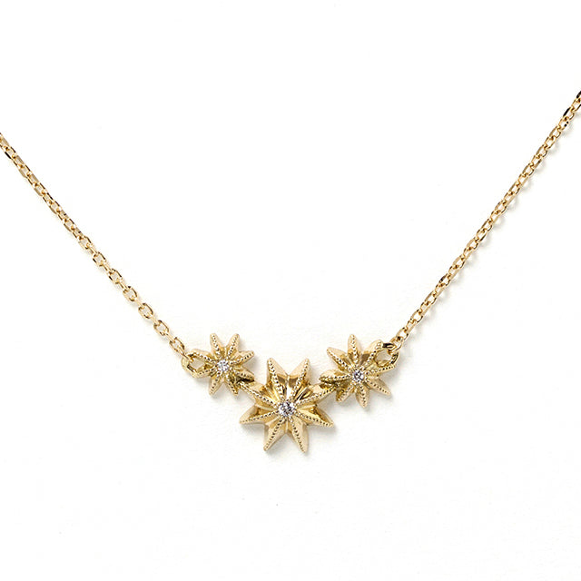 “Snowflakes”Diamond Necklaceダイヤモンドネックレス(1057A)