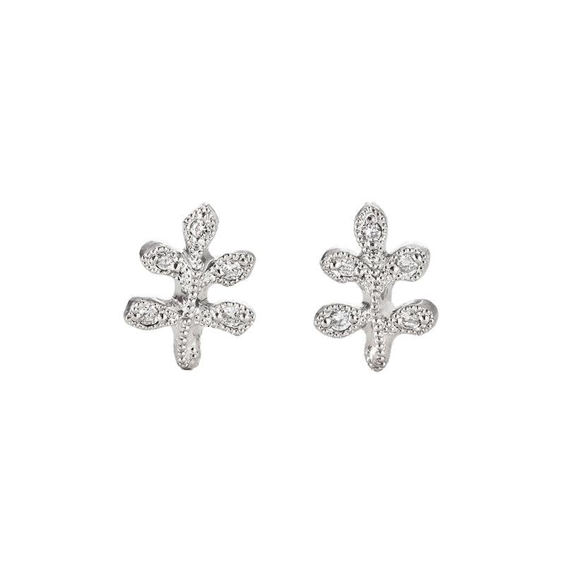 “Olive”<br>ダイヤモンドピアス<br>Diamond Earrings<br>（1087A）