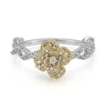 “Under the Rose”<br>Diamond Ring<br>ダイヤモンドリング <br>（1210A）