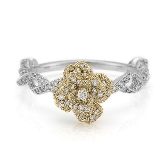 “Under the Rose”<br>Diamond Ring<br>ダイヤモンドリング <br>（1210A）