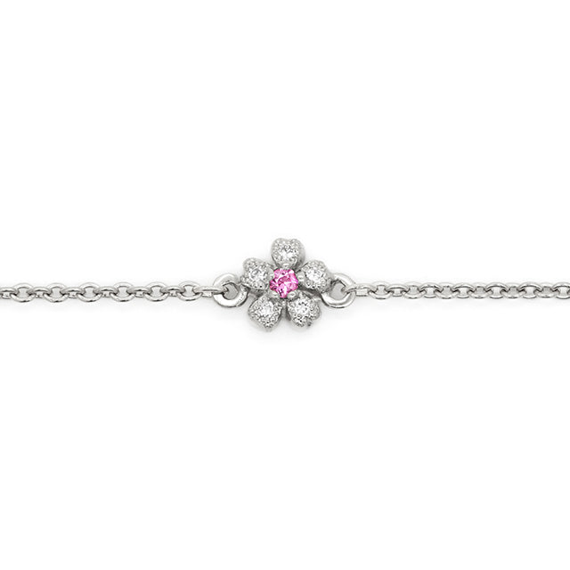 “sakura” <br>Pink Sapphire bracelet<br>ピンクサファイアブレスレット<br>（1412B）