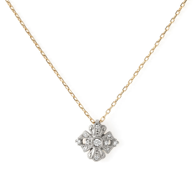 “gleam of dawn”<br> Diamond Necklace<br>ダイヤモンドネックレス<br>（1483A） In Stock