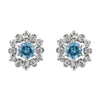 “reticella”<br>Aquamarine Earrings<br>アクアマリンピアス<br>（1105C）