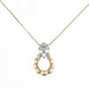 “Horseshoe”<br>Diamond Necklace<br>ダイヤモンドネックレス<br>（1472A）