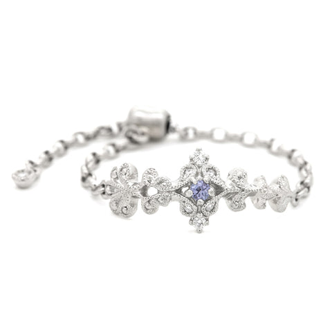 Arabesque” Tanzanite Chain-Ring タンザナイトチェーンリング （1477C