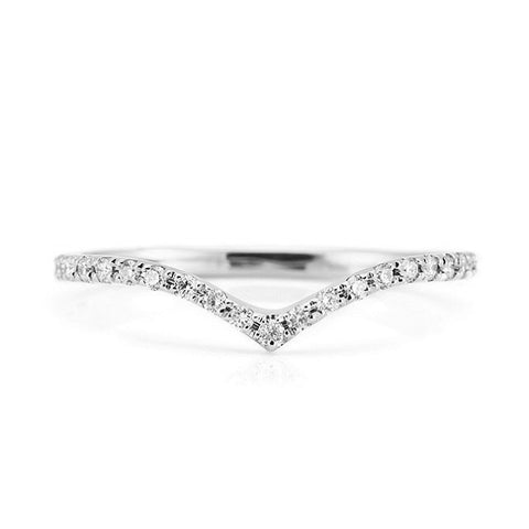 アベリ AbHeri ダイヤ リング 0.06ct VOW 定価15万 vow” Half Eternity 