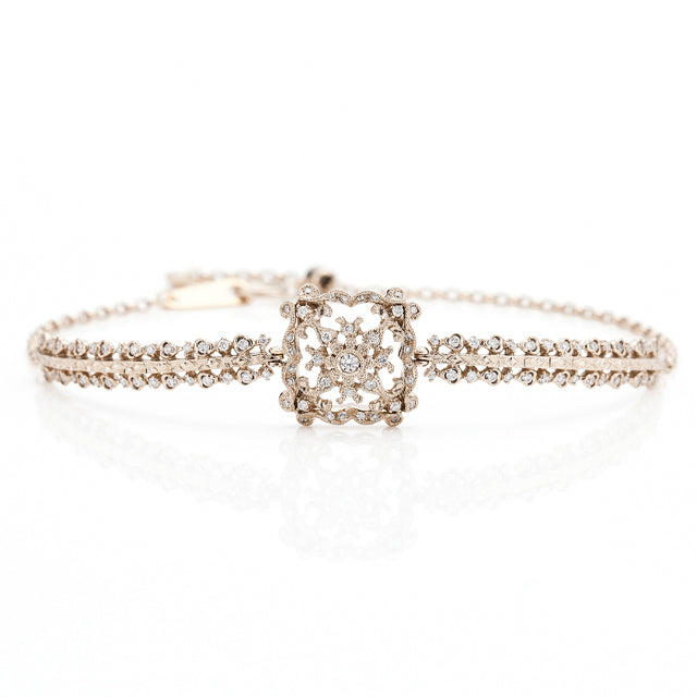 “DAMASK”<br>Diamond Bracelet<br>ダイヤモンドブレスレット<br>（1162A）