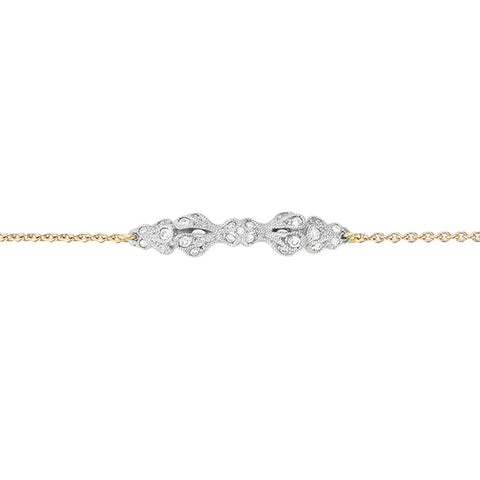 Leaves” Diamond Bracelet ダイヤモンドブレスレット (1494A Leaves” Diamond Bracelet ダイヤモンドブレスレット (1494A