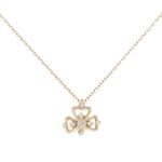 “Trois Feuilles”<br>Diamond Necklace<br>ダイヤモンドネックレス<br>（1046A）