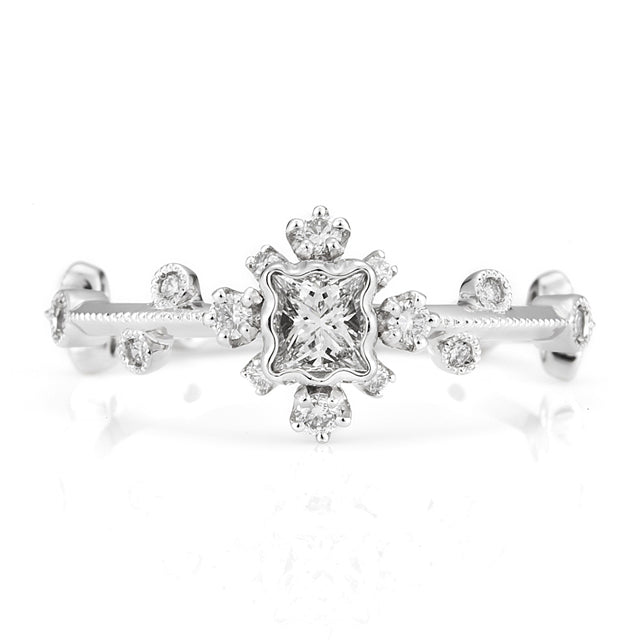 snow crystal” Graded Diamond Ring ダイヤモンドリング