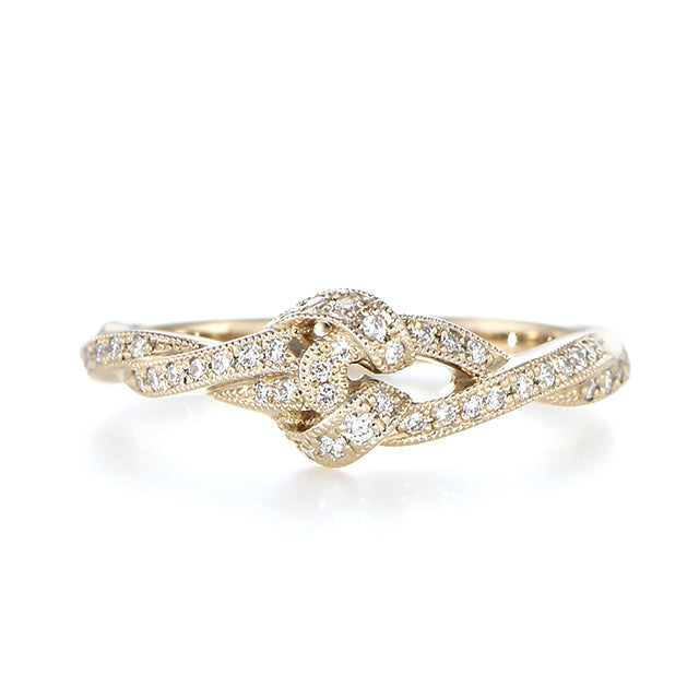 1465A “Knot” Diamond ring – AbHeri オンラインショップ