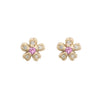 “sakura”<br>Pink Sapphire Earrings<br>ピンクサファイアピアス<br>（1252B）