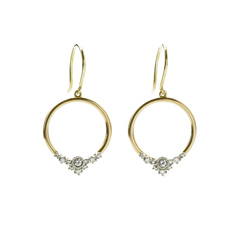 “Fog” <br>Diamond pierced-earrings<br>ダイヤモンドピアス<br>（993A_AP）