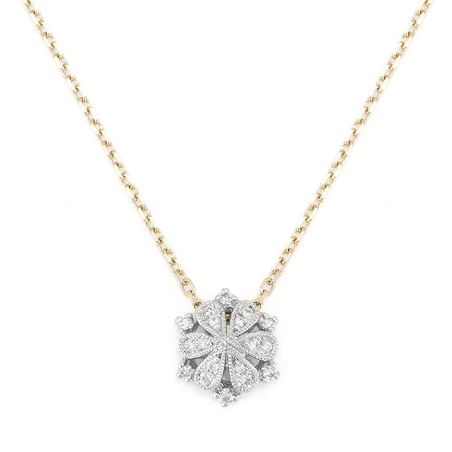 geometry” Diamond Necklace ダイヤモンドネックレス (1404A geometry” Diamond Necklace ダイヤモンドネックレス (1404A