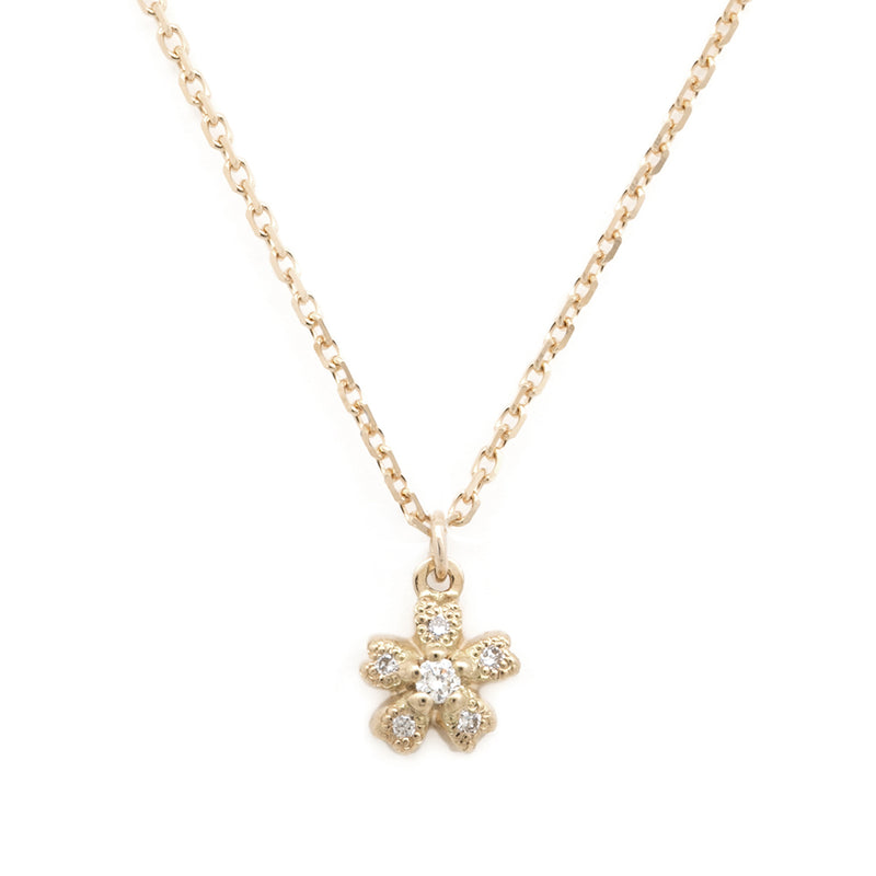 - sakura -<br>Diamond Necklace<br>ダイヤモンドネックレス<br>（1253A）