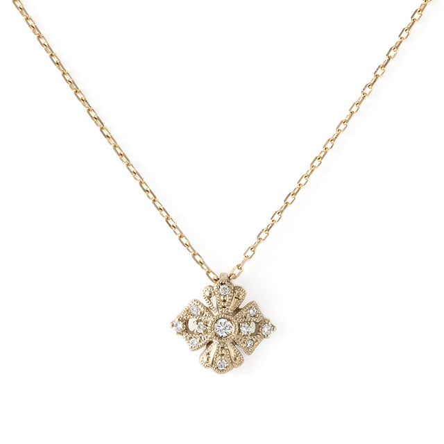gleam of dawn” Diamond Necklace ダイヤモンドネックレス （1483A