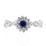 “Wreath”<br>Blue Sapphire Ring<br>ブルーサファイアリング<br>（1109B）