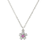 “sakura”<br>Pink Sapphire Necklace<br>ピンクサファイアネックレス<br>（1253B）