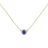 Blue Sapphire Necklace<br>ブルーサファイアネックレス<br>（1066B）