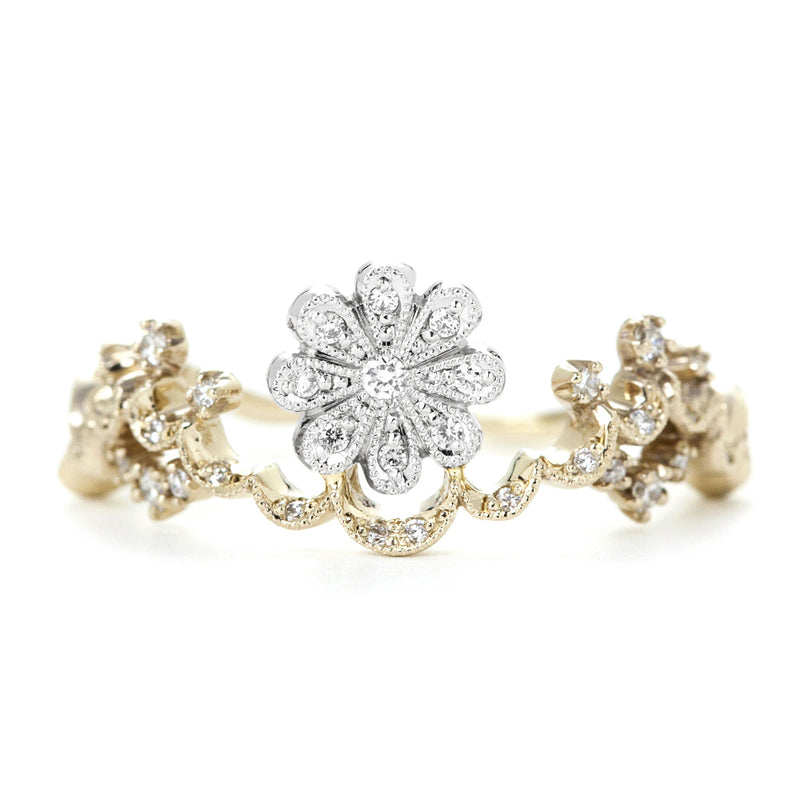 1058A “Waltz of the Flowers” Diamond ring – AbHeri オンラインショップ