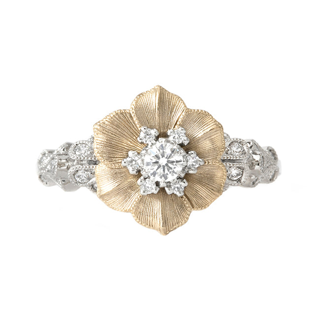 “Gardenia”<br>Diamond-Ring<br>ダイヤモンドリング<br>（1486A）