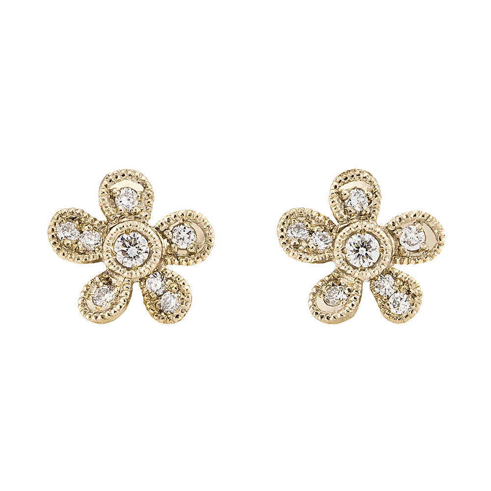 162A Diamond pierced-earrings – AbHeri オンラインショップ